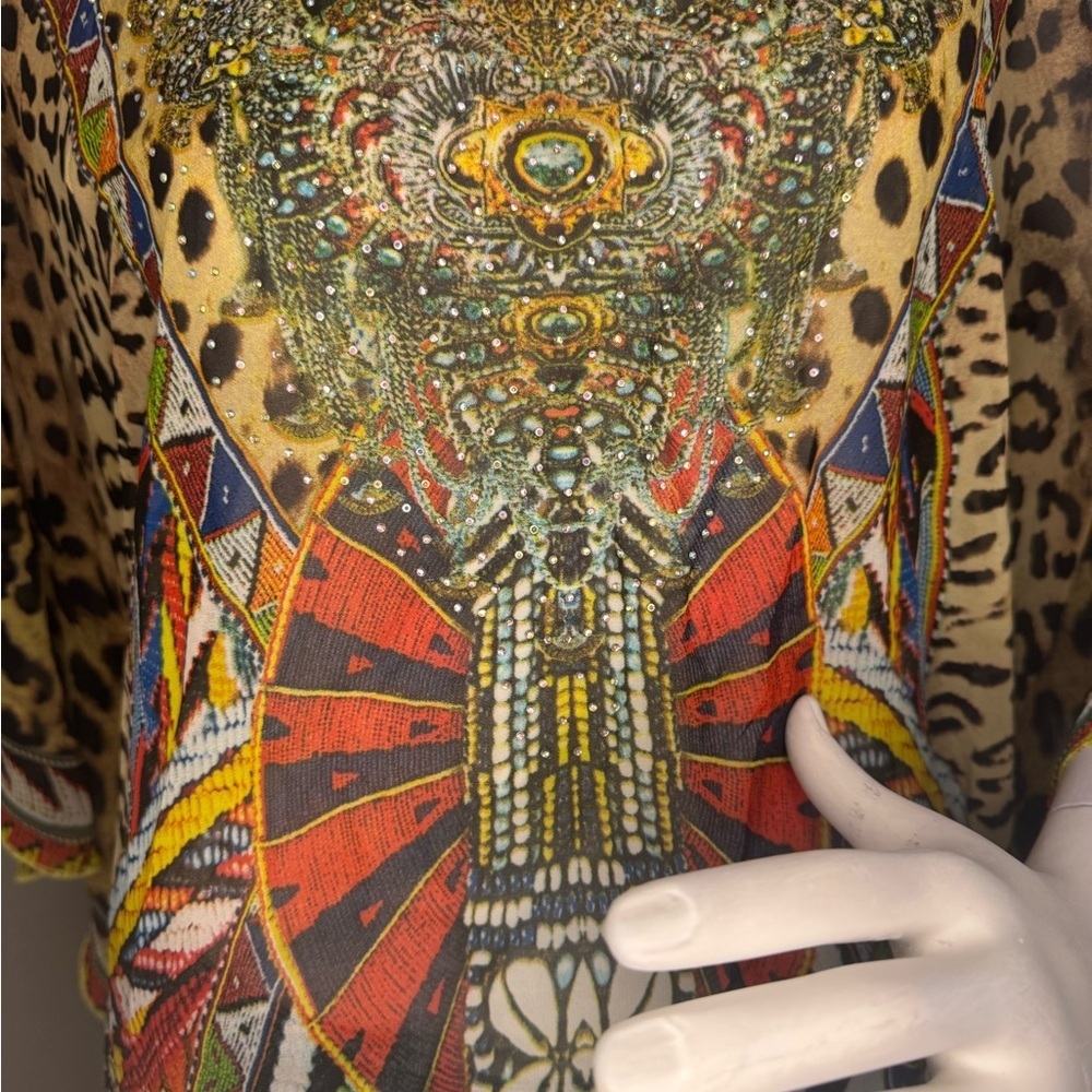 Do Everything In Love Leopard Print Multicolor Wo… - image 4